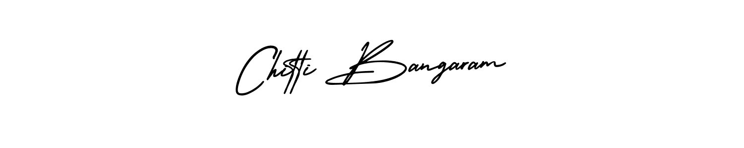 Create a beautiful signature design for name Chitti Bangaram. With this signature (AmerikaSignatureDemo-Regular) fonts, you can make a handwritten signature for free. Chitti Bangaram signature style 3 images and pictures png