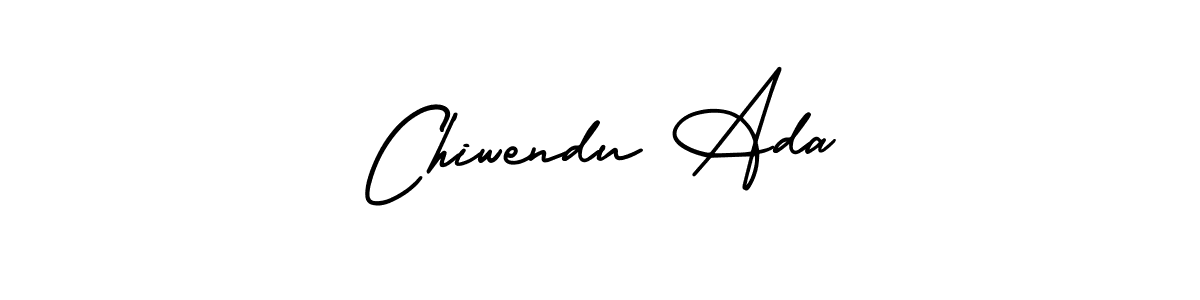How to make Chiwendu Ada name signature. Use AmerikaSignatureDemo-Regular style for creating short signs online. This is the latest handwritten sign. Chiwendu Ada signature style 3 images and pictures png