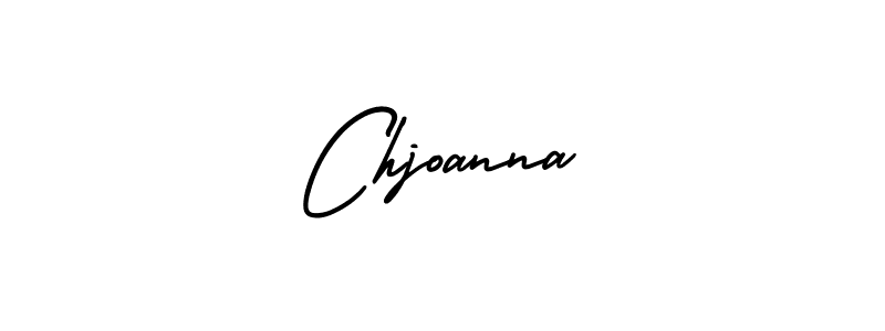 How to make Chjoanna signature? AmerikaSignatureDemo-Regular is a professional autograph style. Create handwritten signature for Chjoanna name. Chjoanna signature style 3 images and pictures png