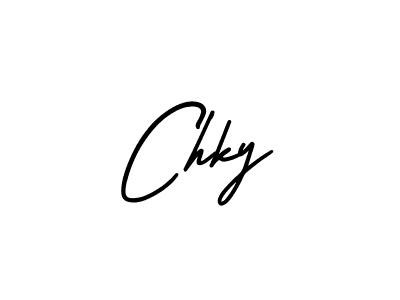 Make a beautiful signature design for name Chky. With this signature (AmerikaSignatureDemo-Regular) style, you can create a handwritten signature for free. Chky signature style 3 images and pictures png