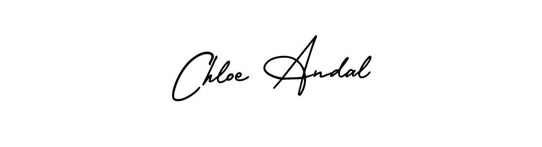 It looks lik you need a new signature style for name Chloe Andal. Design unique handwritten (AmerikaSignatureDemo-Regular) signature with our free signature maker in just a few clicks. Chloe Andal signature style 3 images and pictures png
