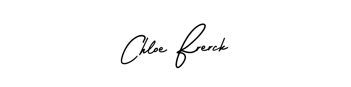 Best and Professional Signature Style for Chloe Frerck. AmerikaSignatureDemo-Regular Best Signature Style Collection. Chloe Frerck signature style 3 images and pictures png