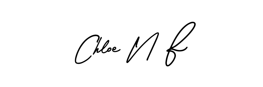 Make a beautiful signature design for name Chloe N F. Use this online signature maker to create a handwritten signature for free. Chloe N F signature style 3 images and pictures png