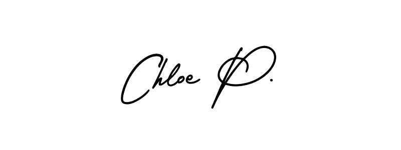 Also we have Chloe P. name is the best signature style. Create professional handwritten signature collection using AmerikaSignatureDemo-Regular autograph style. Chloe P. signature style 3 images and pictures png