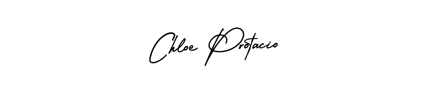 Also You can easily find your signature by using the search form. We will create Chloe Protacio name handwritten signature images for you free of cost using AmerikaSignatureDemo-Regular sign style. Chloe Protacio signature style 3 images and pictures png