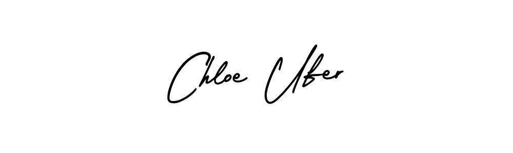 Also You can easily find your signature by using the search form. We will create Chloe Ufer name handwritten signature images for you free of cost using AmerikaSignatureDemo-Regular sign style. Chloe Ufer signature style 3 images and pictures png