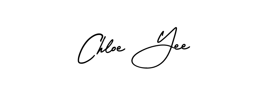 Make a beautiful signature design for name Chloe Yee. With this signature (AmerikaSignatureDemo-Regular) style, you can create a handwritten signature for free. Chloe Yee signature style 3 images and pictures png