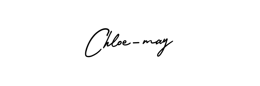 Make a beautiful signature design for name Chloe-may. With this signature (AmerikaSignatureDemo-Regular) style, you can create a handwritten signature for free. Chloe-may signature style 3 images and pictures png