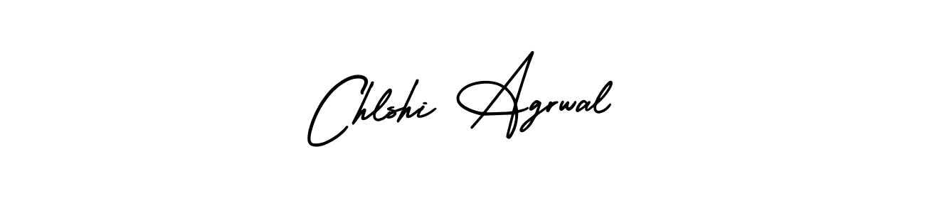 How to make Chlshi Agrwal name signature. Use AmerikaSignatureDemo-Regular style for creating short signs online. This is the latest handwritten sign. Chlshi Agrwal signature style 3 images and pictures png