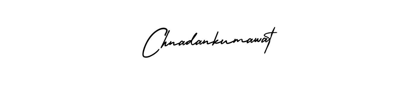 It looks lik you need a new signature style for name Chnadankumawat. Design unique handwritten (AmerikaSignatureDemo-Regular) signature with our free signature maker in just a few clicks. Chnadankumawat signature style 3 images and pictures png