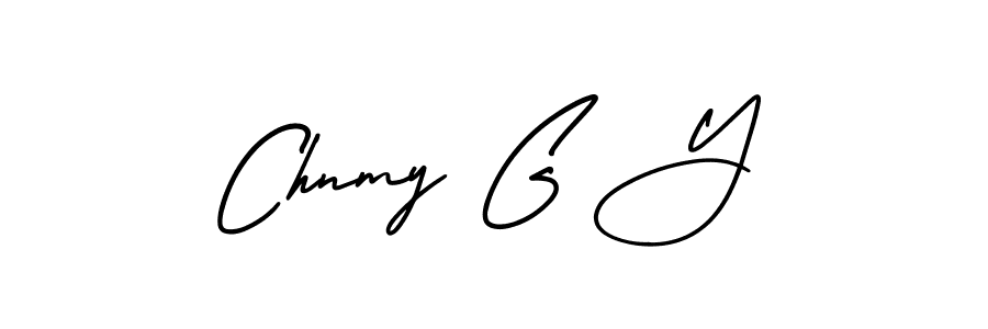 This is the best signature style for the Chnmy G Y name. Also you like these signature font (AmerikaSignatureDemo-Regular). Mix name signature. Chnmy G Y signature style 3 images and pictures png