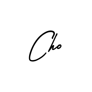 How to make Cho name signature. Use AmerikaSignatureDemo-Regular style for creating short signs online. This is the latest handwritten sign. Cho signature style 3 images and pictures png