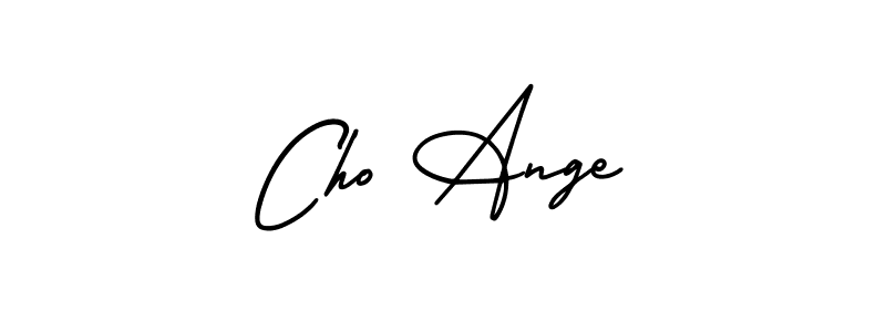 Use a signature maker to create a handwritten signature online. With this signature software, you can design (AmerikaSignatureDemo-Regular) your own signature for name Cho Ange. Cho Ange signature style 3 images and pictures png