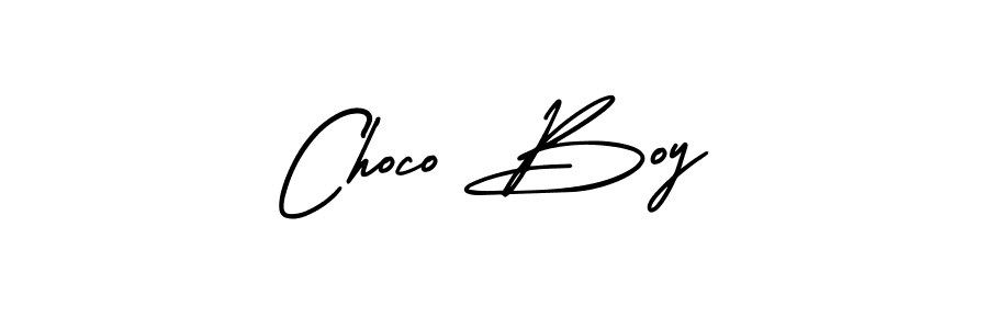 Make a beautiful signature design for name Choco Boy. With this signature (AmerikaSignatureDemo-Regular) style, you can create a handwritten signature for free. Choco Boy signature style 3 images and pictures png