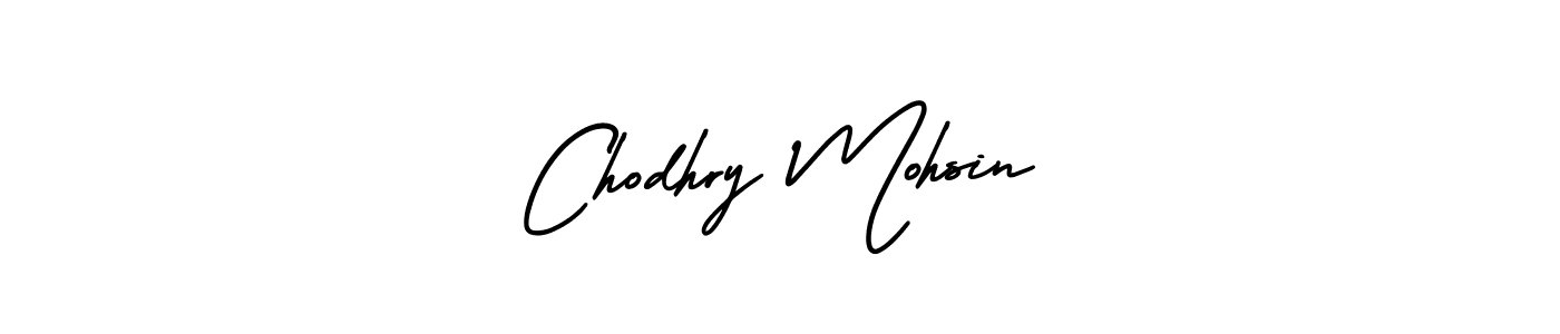if you are searching for the best signature style for your name Chodhry Mohsin. so please give up your signature search. here we have designed multiple signature styles  using AmerikaSignatureDemo-Regular. Chodhry Mohsin signature style 3 images and pictures png