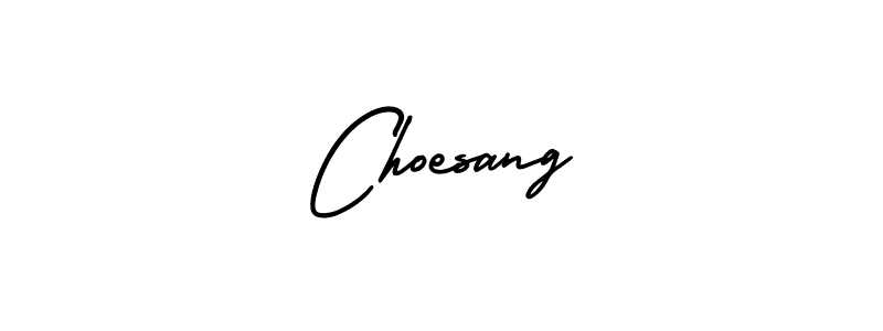Make a beautiful signature design for name Choesang. With this signature (AmerikaSignatureDemo-Regular) style, you can create a handwritten signature for free. Choesang signature style 3 images and pictures png