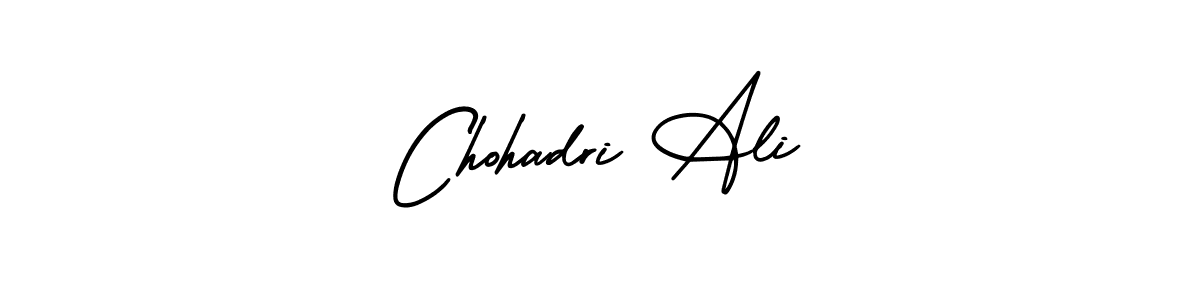 You can use this online signature creator to create a handwritten signature for the name Chohadri Ali. This is the best online autograph maker. Chohadri Ali signature style 3 images and pictures png