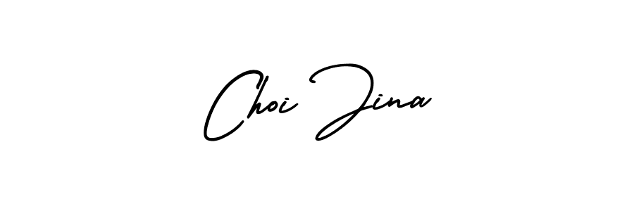 Design your own signature with our free online signature maker. With this signature software, you can create a handwritten (AmerikaSignatureDemo-Regular) signature for name Choi Jina. Choi Jina signature style 3 images and pictures png