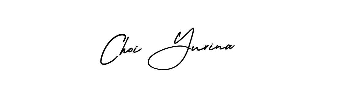 Use a signature maker to create a handwritten signature online. With this signature software, you can design (AmerikaSignatureDemo-Regular) your own signature for name Choi Yurina. Choi Yurina signature style 3 images and pictures png