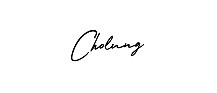 Best and Professional Signature Style for Cholung. AmerikaSignatureDemo-Regular Best Signature Style Collection. Cholung signature style 3 images and pictures png