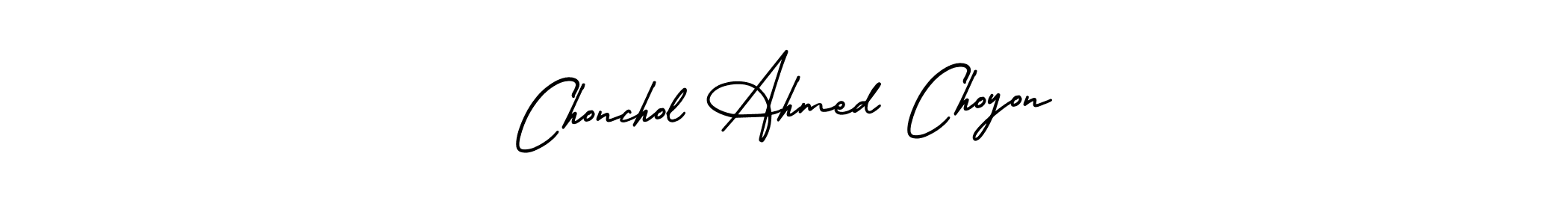 Here are the top 10 professional signature styles for the name Chonchol Ahmed Choyon. These are the best autograph styles you can use for your name. Chonchol Ahmed Choyon signature style 3 images and pictures png