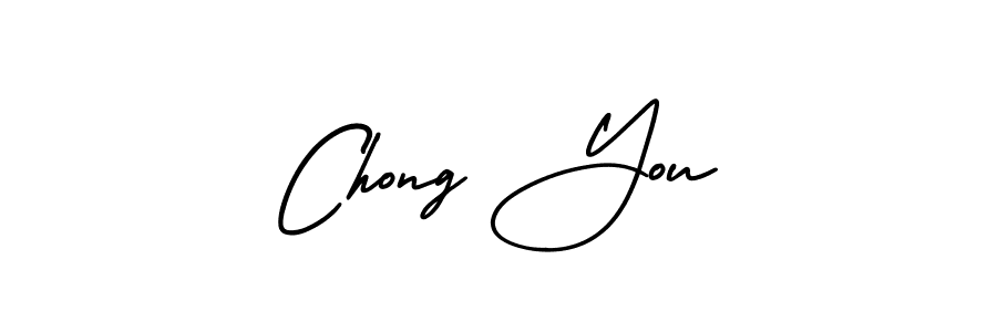 Use a signature maker to create a handwritten signature online. With this signature software, you can design (AmerikaSignatureDemo-Regular) your own signature for name Chong You. Chong You signature style 3 images and pictures png