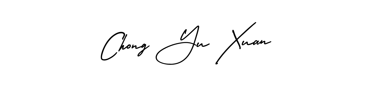 Make a beautiful signature design for name Chong Yu Xuan. With this signature (AmerikaSignatureDemo-Regular) style, you can create a handwritten signature for free. Chong Yu Xuan signature style 3 images and pictures png