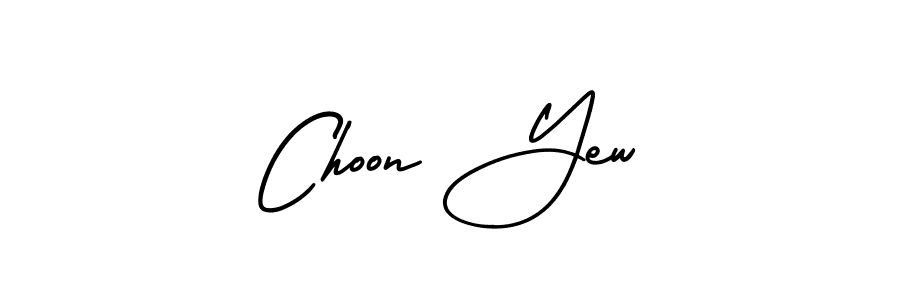 Make a beautiful signature design for name Choon Yew. With this signature (AmerikaSignatureDemo-Regular) style, you can create a handwritten signature for free. Choon Yew signature style 3 images and pictures png