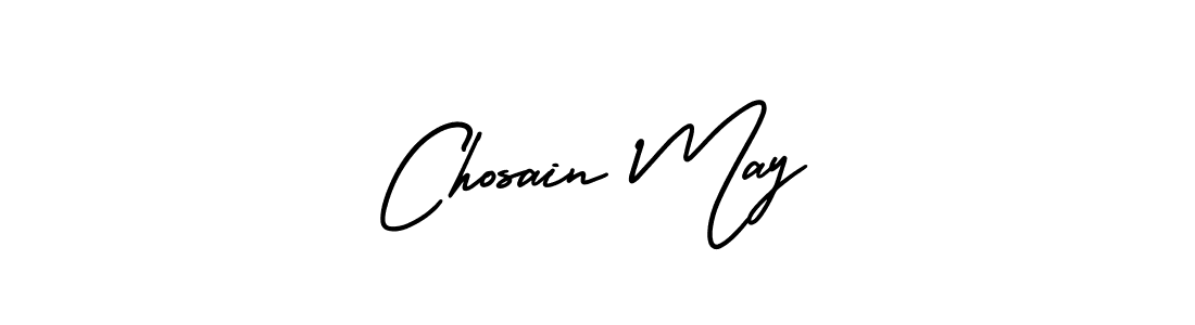 How to make Chosain May signature? AmerikaSignatureDemo-Regular is a professional autograph style. Create handwritten signature for Chosain May name. Chosain May signature style 3 images and pictures png