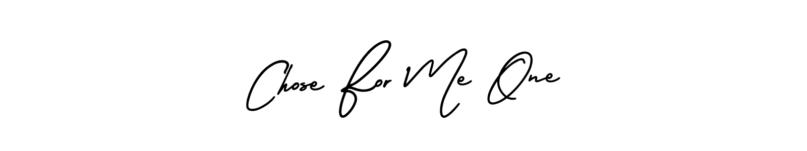 if you are searching for the best signature style for your name Chose For Me One. so please give up your signature search. here we have designed multiple signature styles  using AmerikaSignatureDemo-Regular. Chose For Me One signature style 3 images and pictures png
