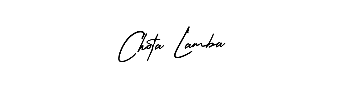 Make a beautiful signature design for name Chota Lamba. Use this online signature maker to create a handwritten signature for free. Chota Lamba signature style 3 images and pictures png