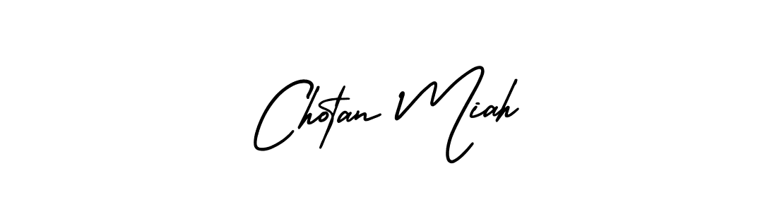 Similarly AmerikaSignatureDemo-Regular is the best handwritten signature design. Signature creator online .You can use it as an online autograph creator for name Chotan Miah. Chotan Miah signature style 3 images and pictures png