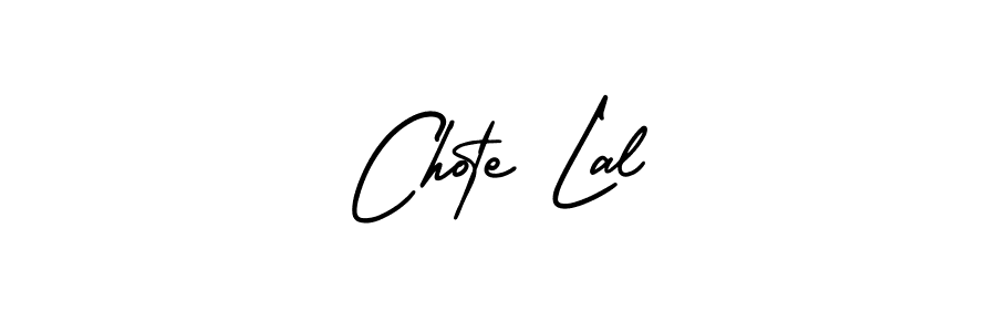 The best way (AmerikaSignatureDemo-Regular) to make a short signature is to pick only two or three words in your name. The name Chote Lal include a total of six letters. For converting this name. Chote Lal signature style 3 images and pictures png
