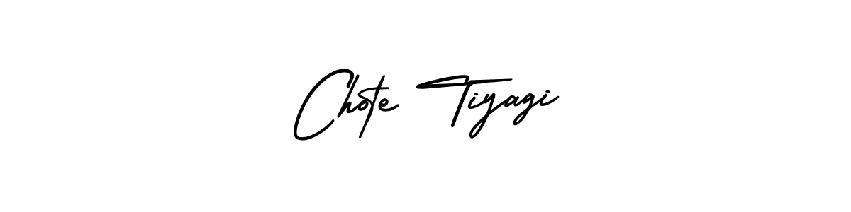 Also You can easily find your signature by using the search form. We will create Chote Tiyagi name handwritten signature images for you free of cost using AmerikaSignatureDemo-Regular sign style. Chote Tiyagi signature style 3 images and pictures png