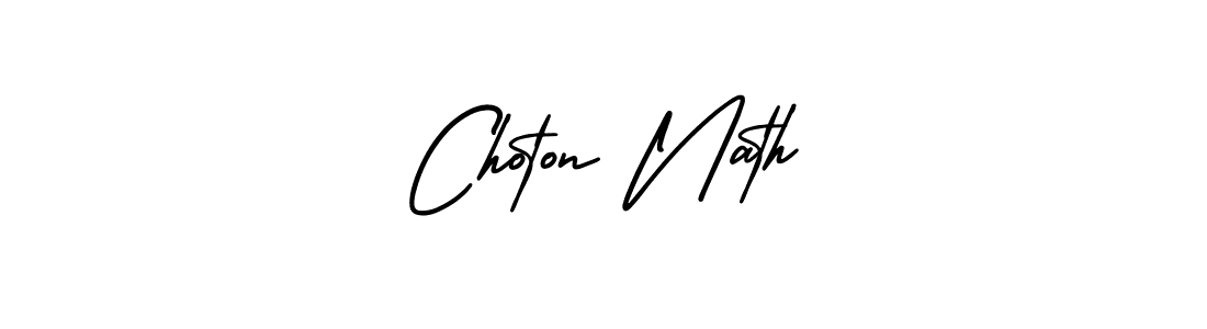 How to make Choton Nath signature? AmerikaSignatureDemo-Regular is a professional autograph style. Create handwritten signature for Choton Nath name. Choton Nath signature style 3 images and pictures png