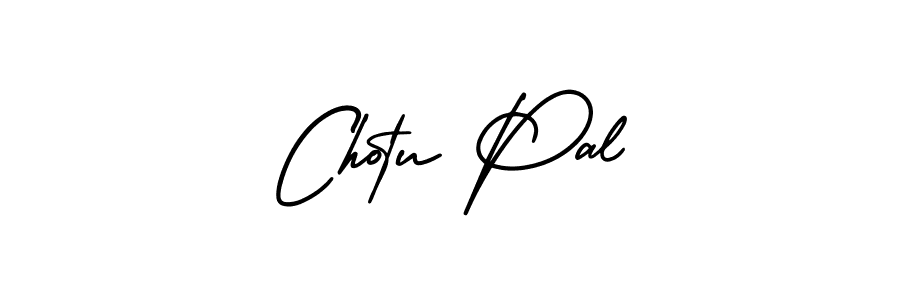 Make a beautiful signature design for name Chotu Pal. With this signature (AmerikaSignatureDemo-Regular) style, you can create a handwritten signature for free. Chotu Pal signature style 3 images and pictures png