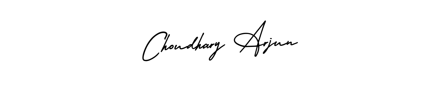 Use a signature maker to create a handwritten signature online. With this signature software, you can design (AmerikaSignatureDemo-Regular) your own signature for name Choudhary Arjun. Choudhary Arjun signature style 3 images and pictures png