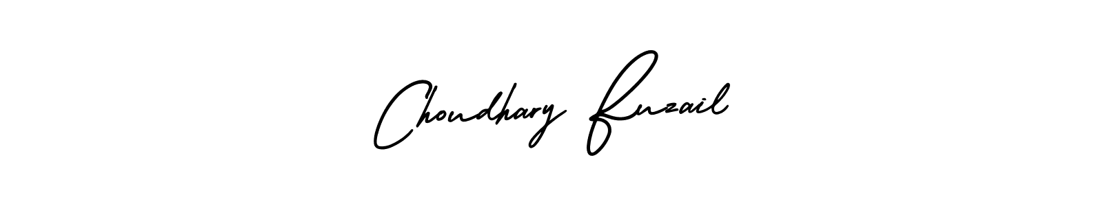 How to Draw Choudhary Fuzail signature style? AmerikaSignatureDemo-Regular is a latest design signature styles for name Choudhary Fuzail. Choudhary Fuzail signature style 3 images and pictures png
