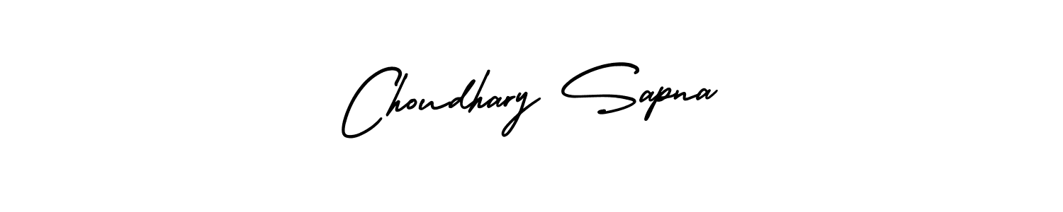 It looks lik you need a new signature style for name Choudhary Sapna. Design unique handwritten (AmerikaSignatureDemo-Regular) signature with our free signature maker in just a few clicks. Choudhary Sapna signature style 3 images and pictures png