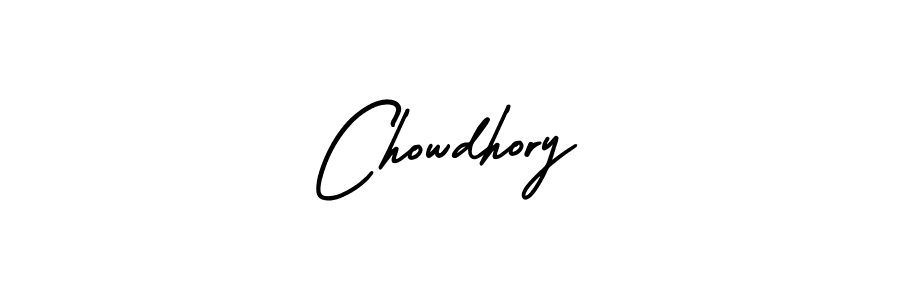 if you are searching for the best signature style for your name Chowdhory. so please give up your signature search. here we have designed multiple signature styles  using AmerikaSignatureDemo-Regular. Chowdhory signature style 3 images and pictures png