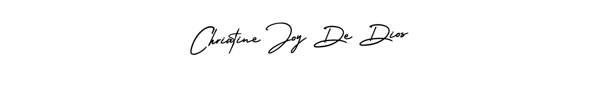 Make a short Chriatine Joy De Dios signature style. Manage your documents anywhere anytime using AmerikaSignatureDemo-Regular. Create and add eSignatures, submit forms, share and send files easily. Chriatine Joy De Dios signature style 3 images and pictures png