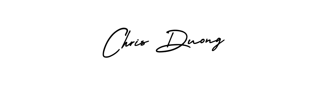 Chris Duong stylish signature style. Best Handwritten Sign (AmerikaSignatureDemo-Regular) for my name. Handwritten Signature Collection Ideas for my name Chris Duong. Chris Duong signature style 3 images and pictures png