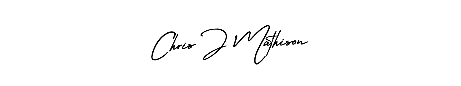 You should practise on your own different ways (AmerikaSignatureDemo-Regular) to write your name (Chris J Mathison) in signature. don't let someone else do it for you. Chris J Mathison signature style 3 images and pictures png