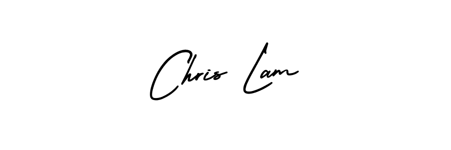 Use a signature maker to create a handwritten signature online. With this signature software, you can design (AmerikaSignatureDemo-Regular) your own signature for name Chris Lam. Chris Lam signature style 3 images and pictures png