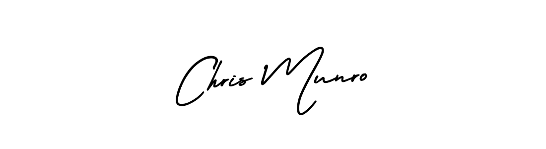 Use a signature maker to create a handwritten signature online. With this signature software, you can design (AmerikaSignatureDemo-Regular) your own signature for name Chris Munro. Chris Munro signature style 3 images and pictures png