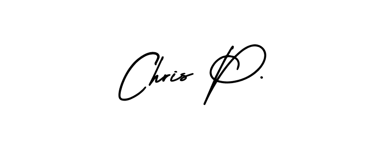 Best and Professional Signature Style for Chris P.. AmerikaSignatureDemo-Regular Best Signature Style Collection. Chris P. signature style 3 images and pictures png