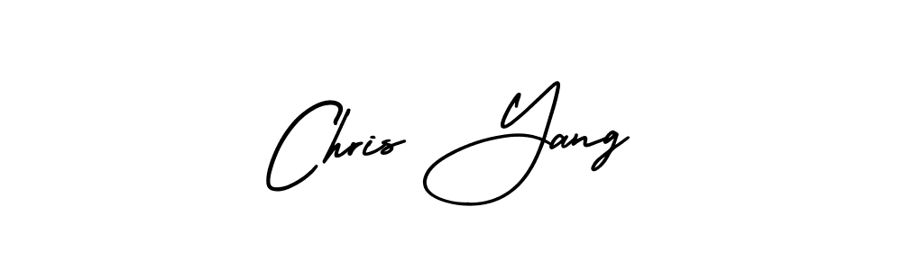 Chris Yang stylish signature style. Best Handwritten Sign (AmerikaSignatureDemo-Regular) for my name. Handwritten Signature Collection Ideas for my name Chris Yang. Chris Yang signature style 3 images and pictures png