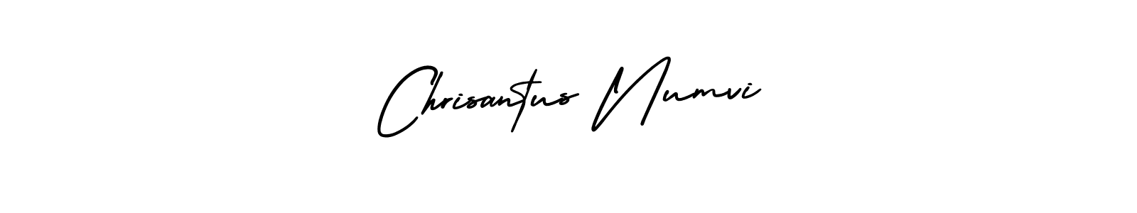 Chrisantus Numvi stylish signature style. Best Handwritten Sign (AmerikaSignatureDemo-Regular) for my name. Handwritten Signature Collection Ideas for my name Chrisantus Numvi. Chrisantus Numvi signature style 3 images and pictures png
