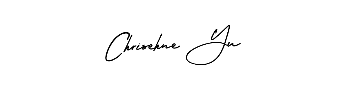 Design your own signature with our free online signature maker. With this signature software, you can create a handwritten (AmerikaSignatureDemo-Regular) signature for name Chrisehne Yu. Chrisehne Yu signature style 3 images and pictures png