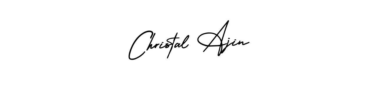 Check out images of Autograph of Christal Ajin name. Actor Christal Ajin Signature Style. AmerikaSignatureDemo-Regular is a professional sign style online. Christal Ajin signature style 3 images and pictures png